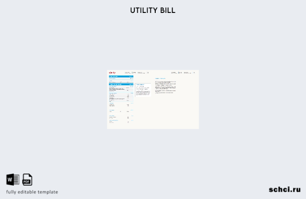 цифровая загрузка США Xfinity счета за коммунальные услуги, слова, страницы, в 4